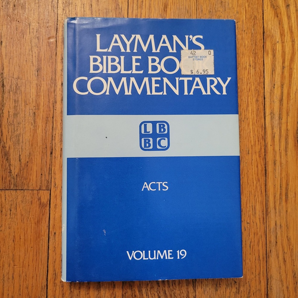 Broadman Laymans Bible Book Commentary Blue Acts Vol 19 Home Library Study Guide